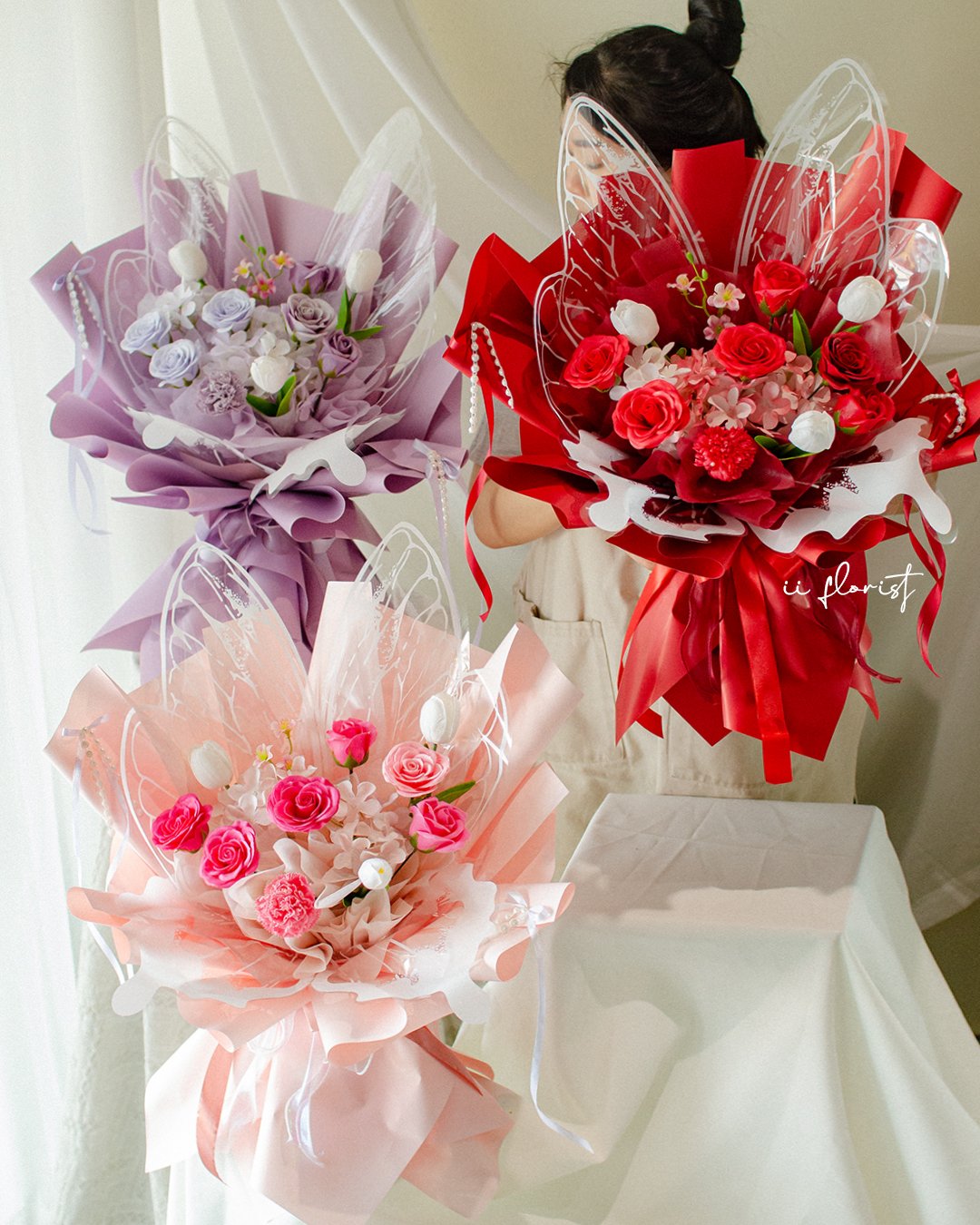 flutter(Soap flower)