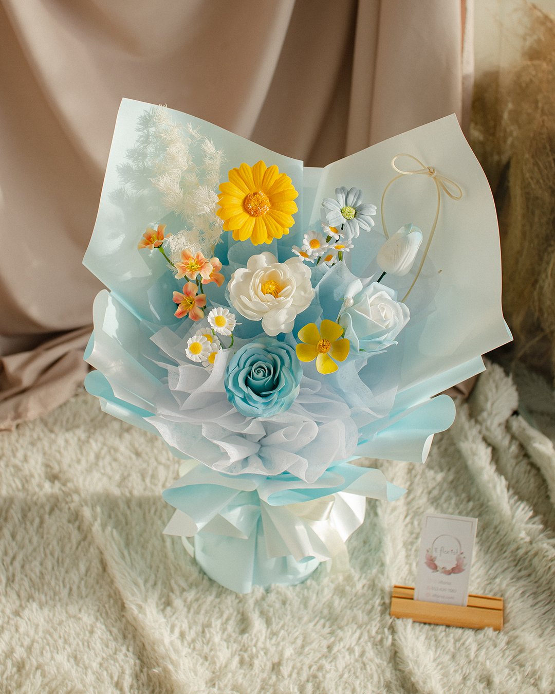 Blue Citrus(Soap flower)