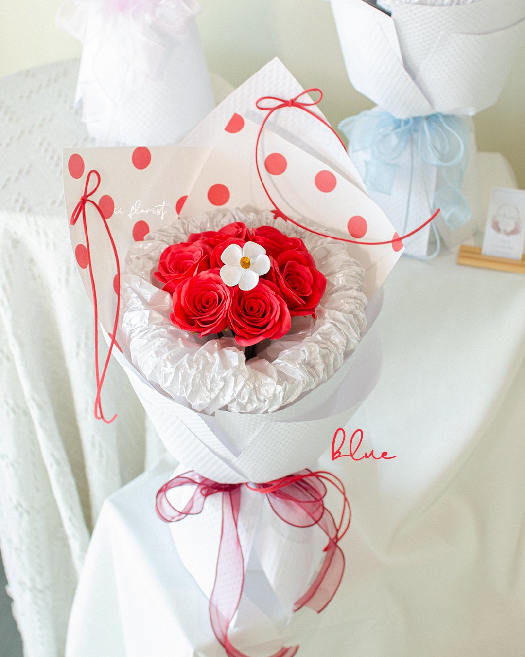 Polka Dot (Soap flower)