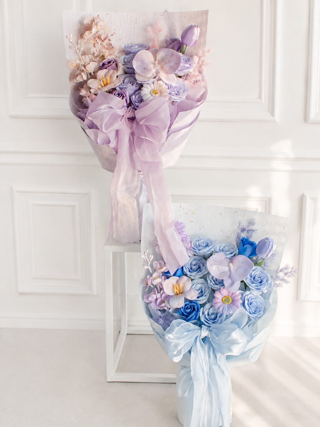 Ribbon Tie(Soap flower)