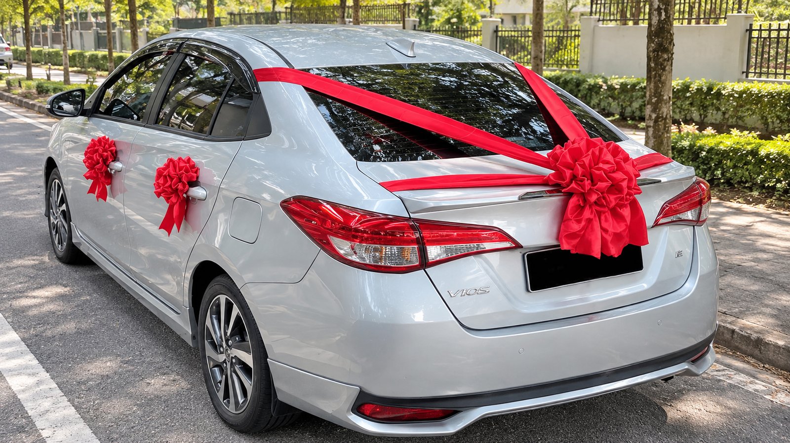 Wedding Car Decoration (Satin)
