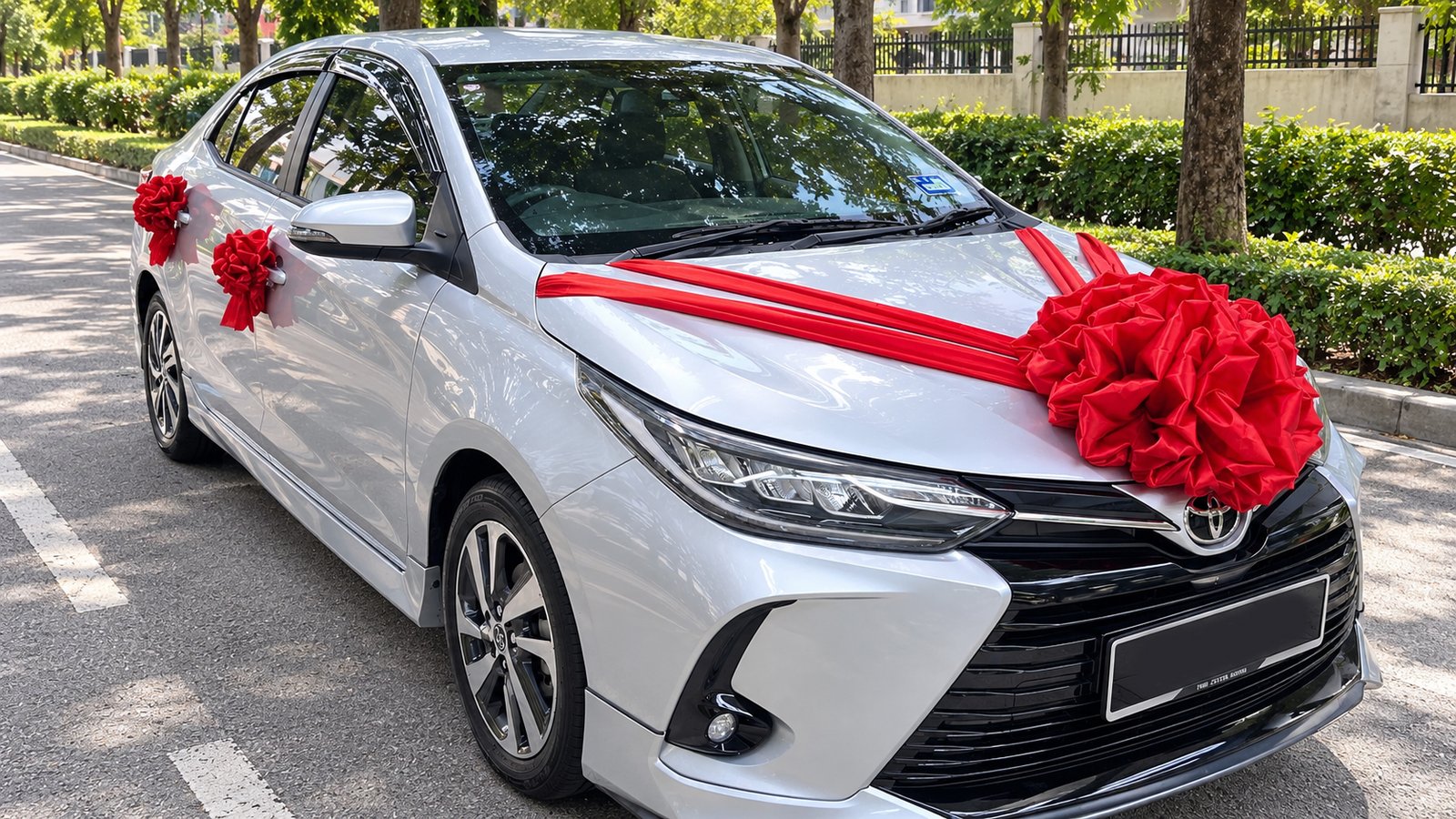 Wedding Car Decoration (Satin)